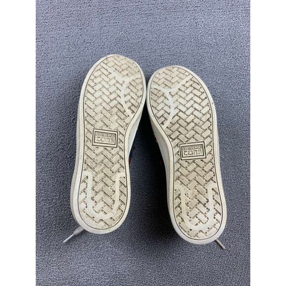 Converse Play Comme Des Garcons Sneakers Men 8 Black Heart Print Low Top Lace Up - Picture 2 of 8